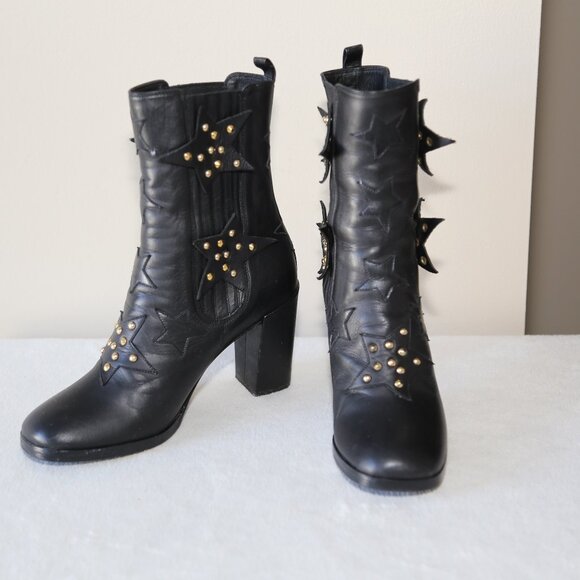 EUC AUTHENTIC APERLAI ANKLE BOOTS 36 MADE IN ITALY - Picture 1 of 8